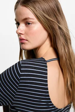 Vestido rayas abertura lúrex de Mango Teen en Vestidos para argentina