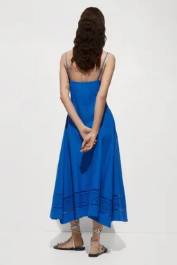 Vestido bordado escote vuelto de Mango en Vestidos para argentina