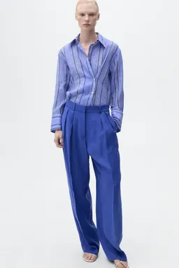 Pantalón traje wideleg pinzas de Mango en Pantalones para argentina