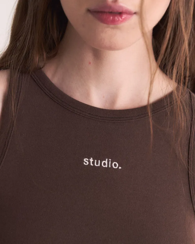 Top de algodón con bordado en el delantero para mujer de Sky en Tops para argentina