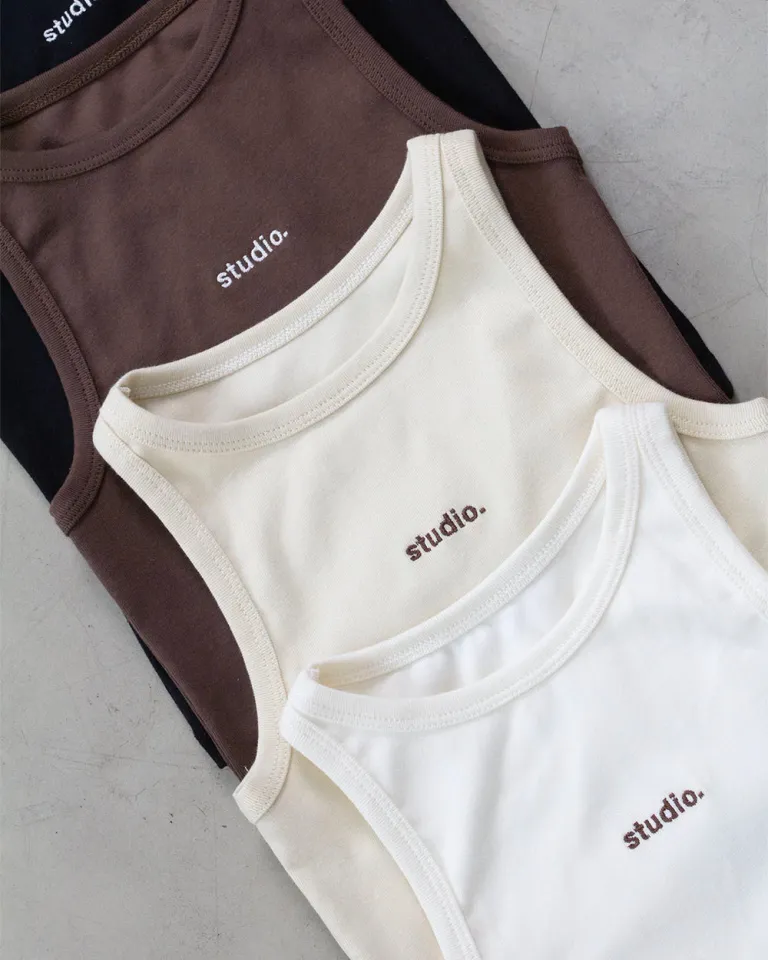 Top de algodón con bordado en el delantero para mujer de Sky en Tops para argentina