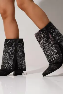 Volcaje jeans dark rose de Araquina en Zapatos con Tacos para argentina