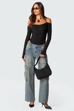 Body ajustado ribbed model off duty de Edikted en Bodies para argentina