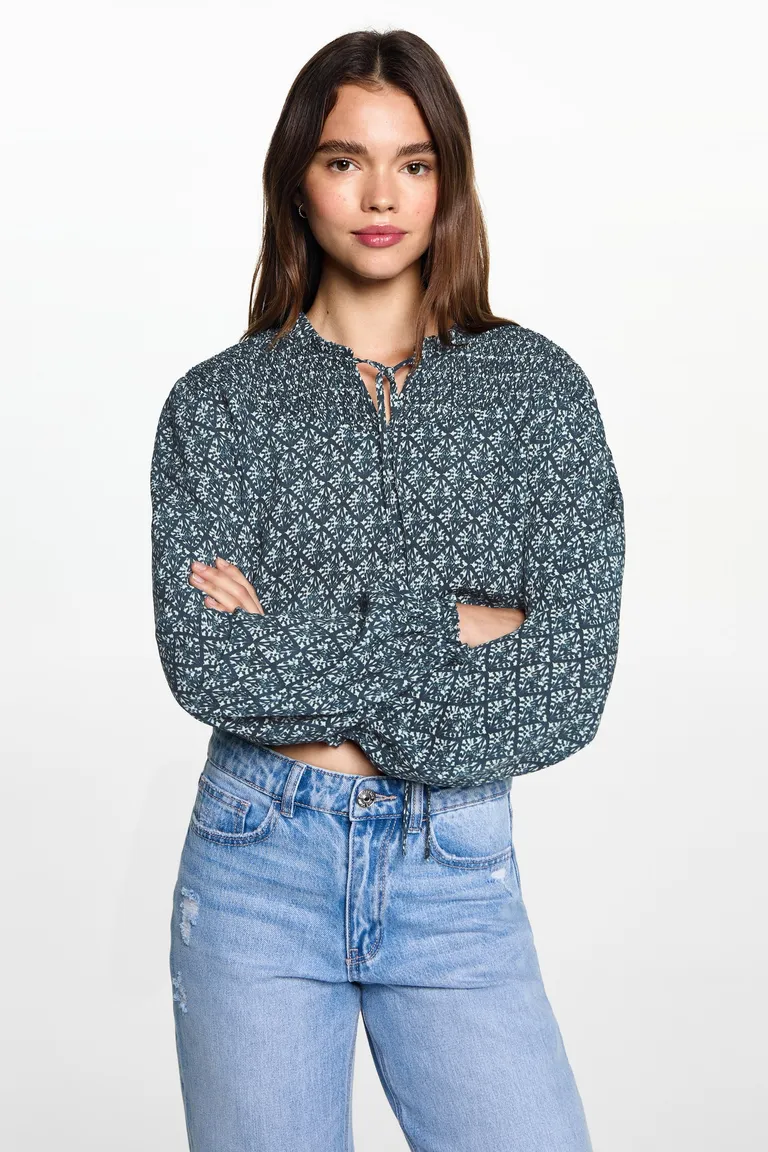 Blusa estampada de Mango Teen en Blusas para argentina