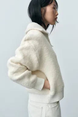 Chaqueta mezcla lana bouclé de Mango en Chaquetas para argentina
