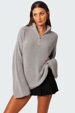 Sweater cierre oversize amour de Edikted en Buzos y Sweaters para argentina