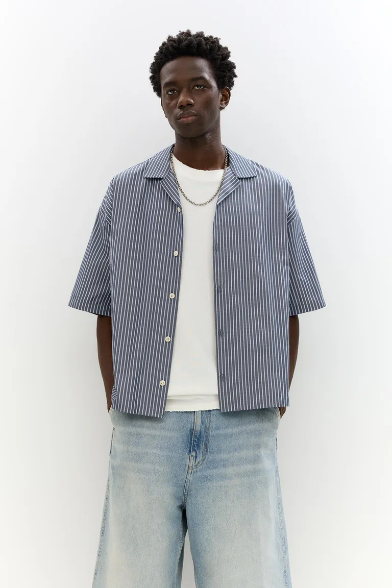 Camisa rayas manga corta de Pull&Bear en Camisas para argentina