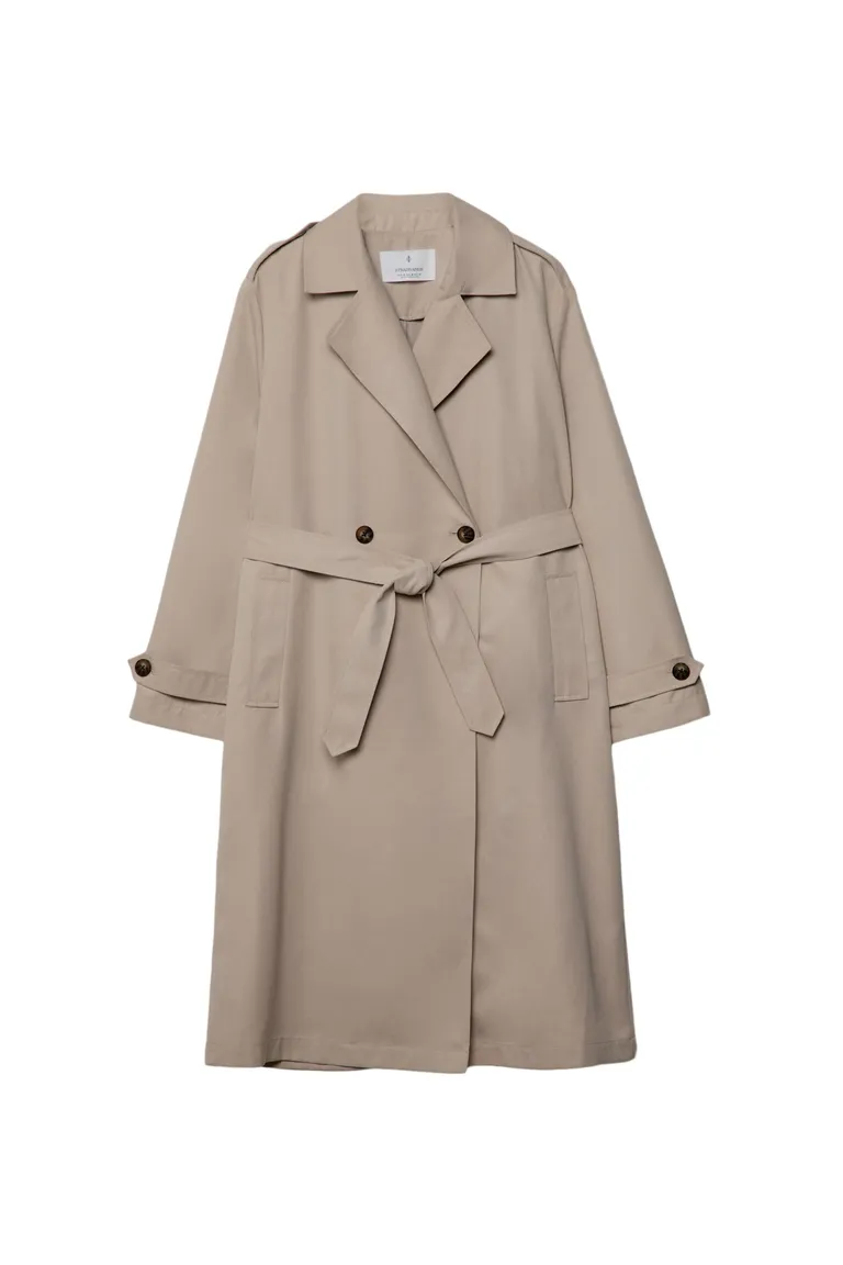 Trench fluido largo de Stradivarius en Chaquetas para argentina