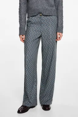Pantalón estampado fluido de Mango Teen en Pantalones para argentina