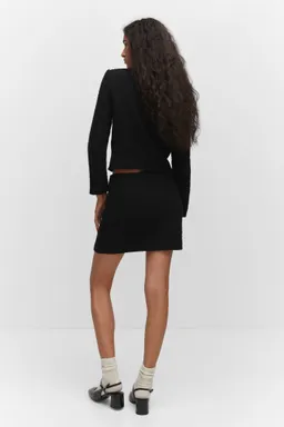 Minifalda tweed texturizada de Mango en Faldas para argentina