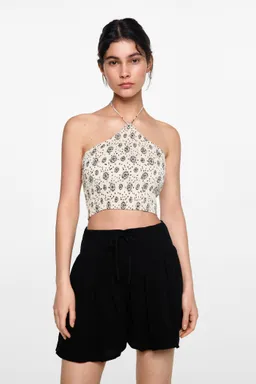 Falda pantalón fruncida de Mango Teen en Faldas para argentina
