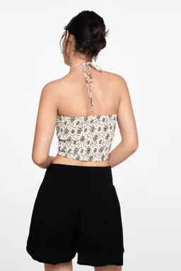 Falda pantalón fruncida de Mango Teen en Faldas para argentina