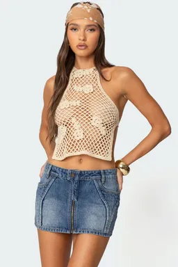 Top crochet espalda descubierta de Edikted en Tops para argentina