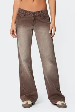 Jean tiro bajo lavado alysse de Edikted en Pantalones para argentina