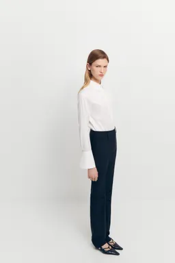Camisa algodón manga acampanada de Mango en Camisas para argentina