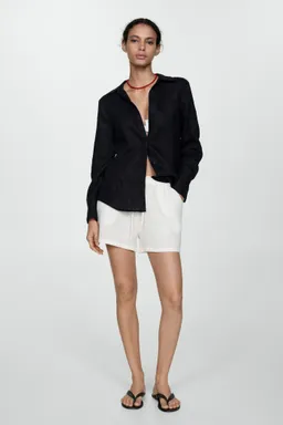 Shorts algodón cintura elástica de Mango en Shorts para argentina