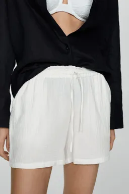 Shorts algodón cintura elástica de Mango en Shorts para argentina
