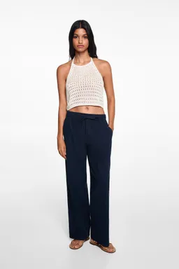 Top crochet cuello halter de Mango Teen en Tops para argentina