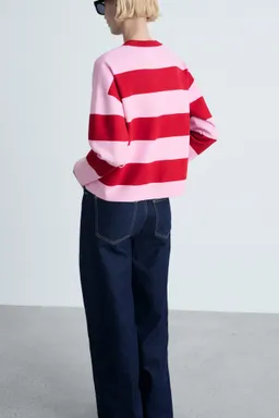 Jersey rayas cuello redondo de Mango en Buzos y Sweaters para argentina