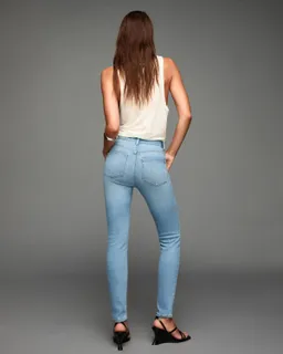 Jeans skinny tiro súper alto de Bershka en Pantalones para argentina