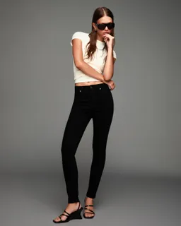 Jeans skinny tiro súper alto de Bershka en Pantalones para argentina