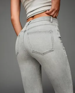 Jeans skinny tiro súper alto de Bershka en Pantalones para argentina