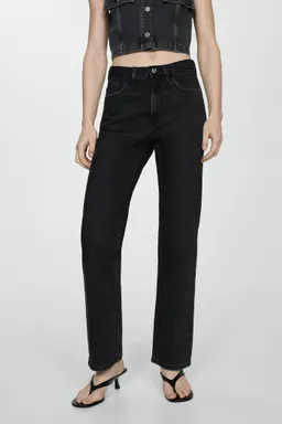 Jeans rectos tiro medio de Mango en Pantalones para argentina