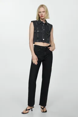 Jeans rectos tiro medio de Mango en Pantalones para argentina