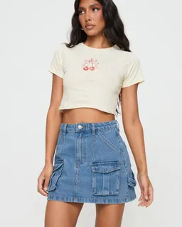 Mini falda denim chillders de Princess Polly en Faldas para argentina