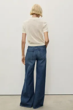 Jean wideleg tiro alto de Mango en Pantalones para argentina