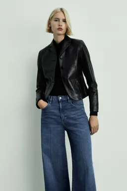 Jean wideleg tiro alto de Mango en Pantalones para argentina