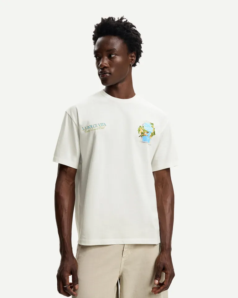 Remera estampada manga corta de Bershka en Remeras y Polos para argentina