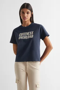 Remera mensaje estampado de Mango Teen en Remeras para argentina