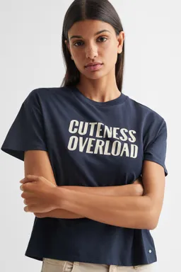 Remera mensaje estampado de Mango Teen en Remeras para argentina