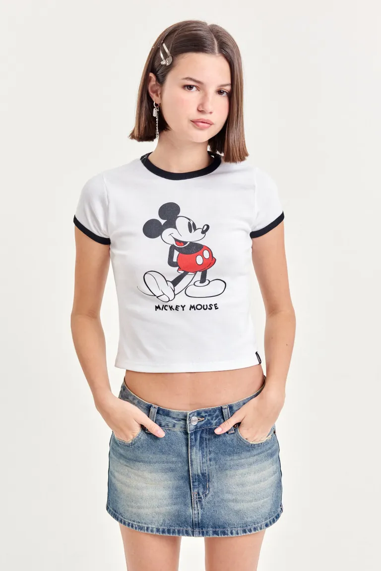 Remera Disney Mickey Mouse - Estampado Clásico y Divertido para Mujer de 47 Street en Remeras para argentina