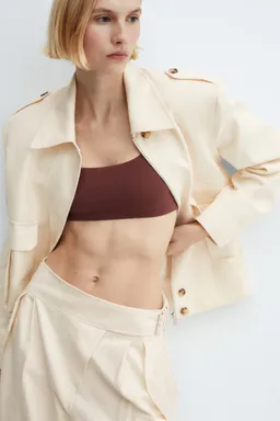 Pantalón pinzas cruzado de Mango en Pantalones para argentina