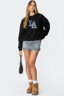 Buzo escocés plaid de Edikted en Buzos y Sweaters para argentina