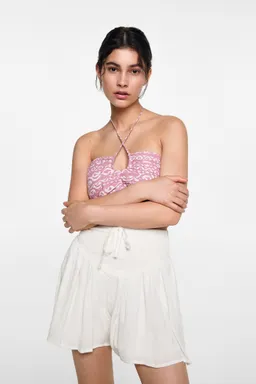 Falda pantalón fruncida de Mango Teen en Faldas para argentina