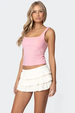 Ronda musculosa espalda moño de Edikted en Tops para argentina