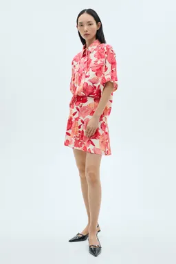 Camisa estampado floral bolsillos de Mango en Camisas para argentina