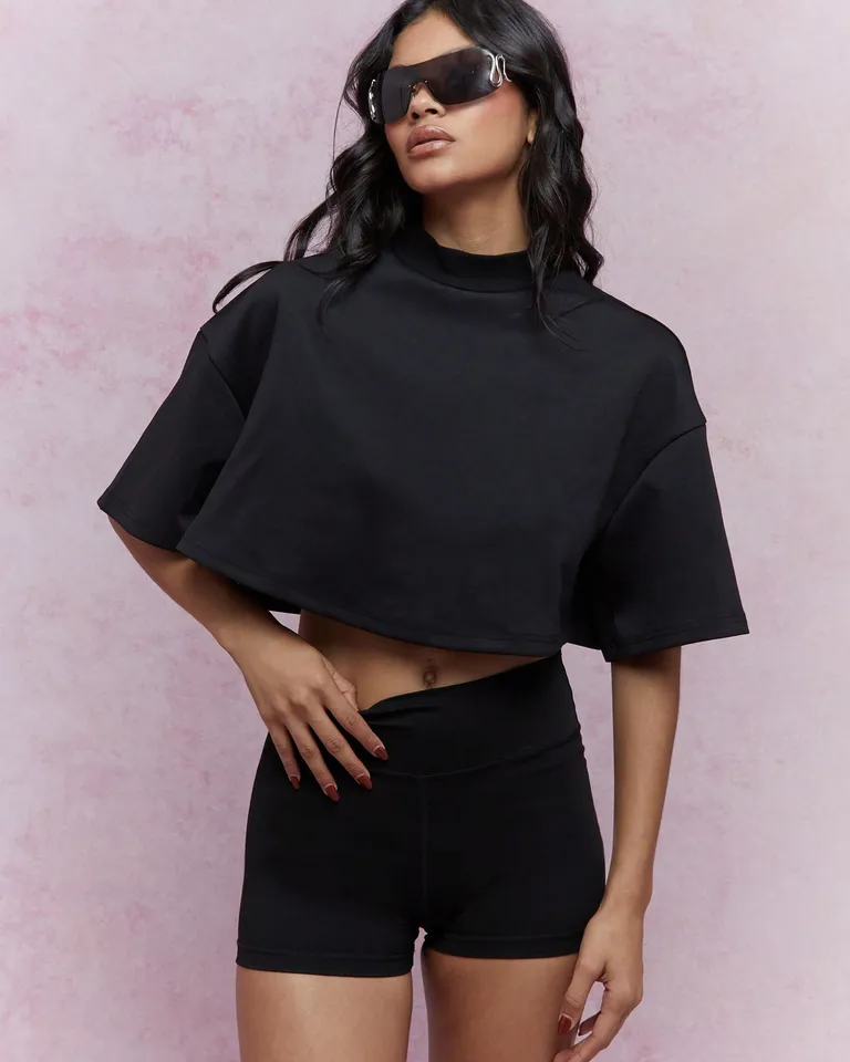 Camiseta corta holgada logo espalda de Missguided en Tops para argentina