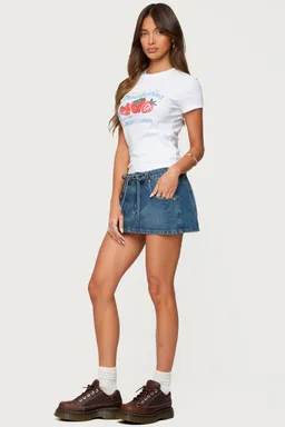 Remera gráfica fresas de Edikted en Remeras para argentina