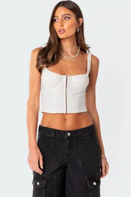 Corset isadora acanalado de Edikted en Tops para argentina