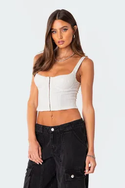 Corset isadora acanalado de Edikted en Tops para argentina