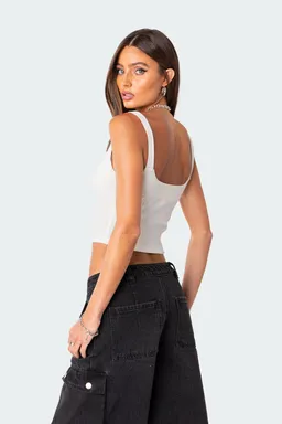 Corset isadora acanalado de Edikted en Tops para argentina