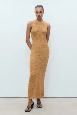 Vestido lúrex calado de Mango en Vestidos para argentina