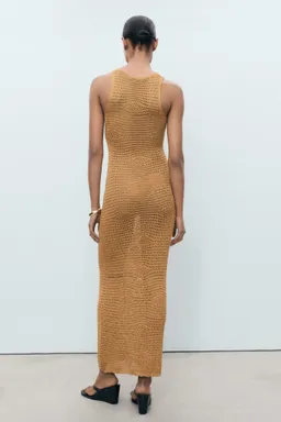 Vestido lúrex calado de Mango en Vestidos para argentina