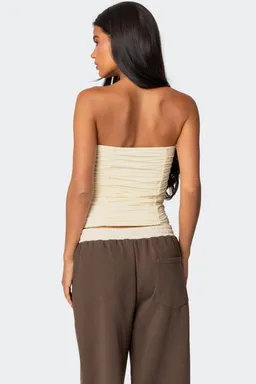 Top strapless fruncido fifi de Edikted en Tops para argentina