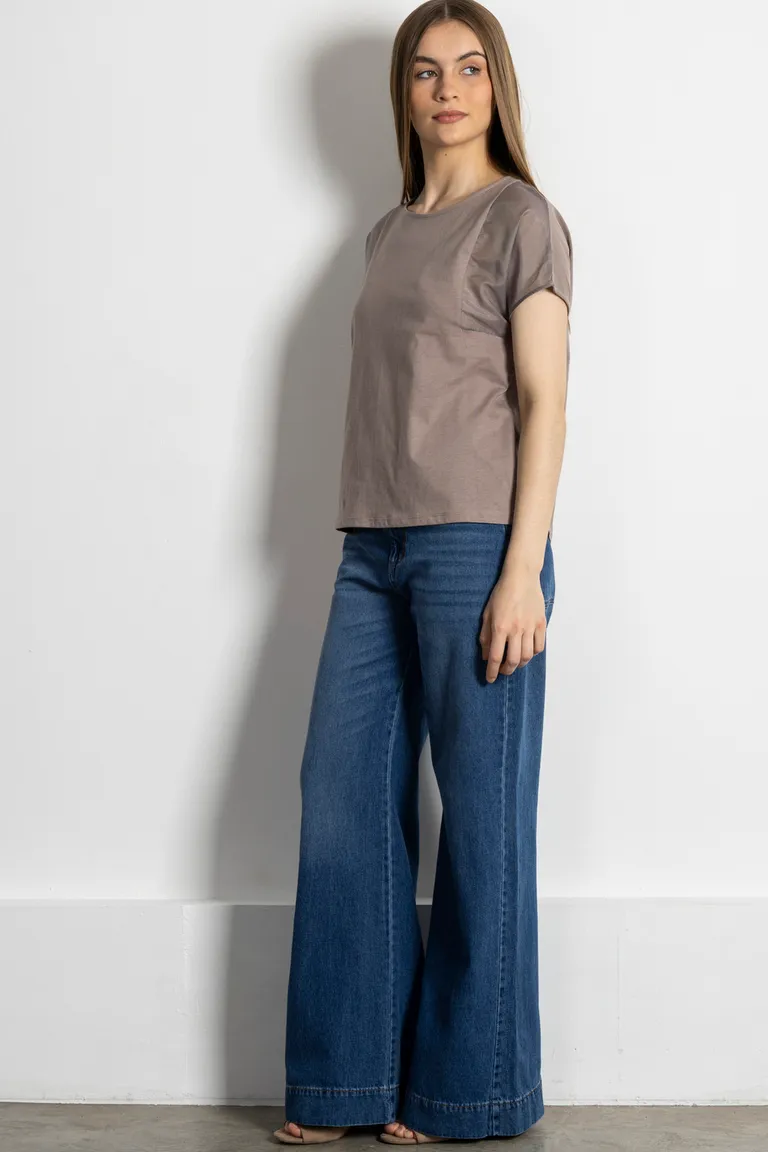 Remera de manga corta en tela de algodón para mujer de Kill en Remeras para argentina