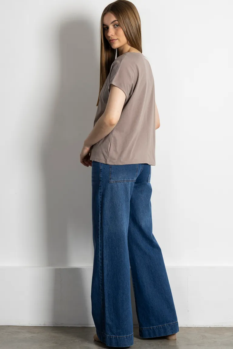 Remera de manga corta en tela de algodón para mujer de Kill en Remeras para argentina